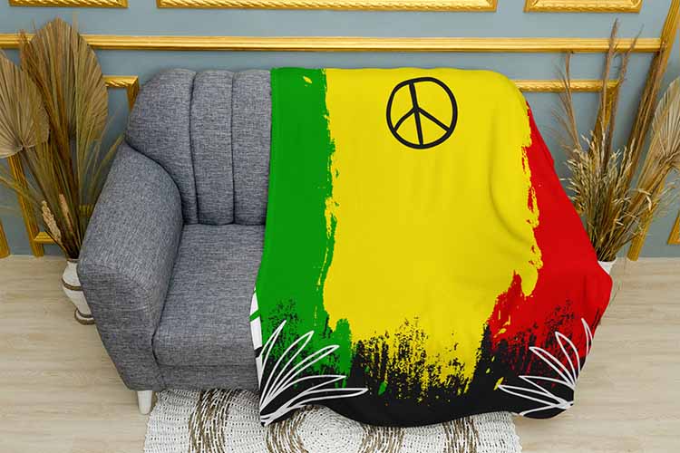Раста мир Флаг Rasta Peace Flag