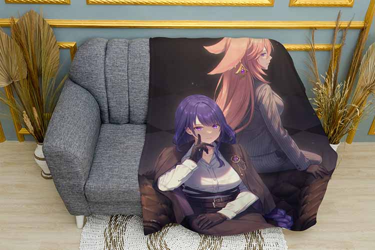 Райден та Яє Міко Геншин Імпакт Raiden and Yae Miko Genshin Impact