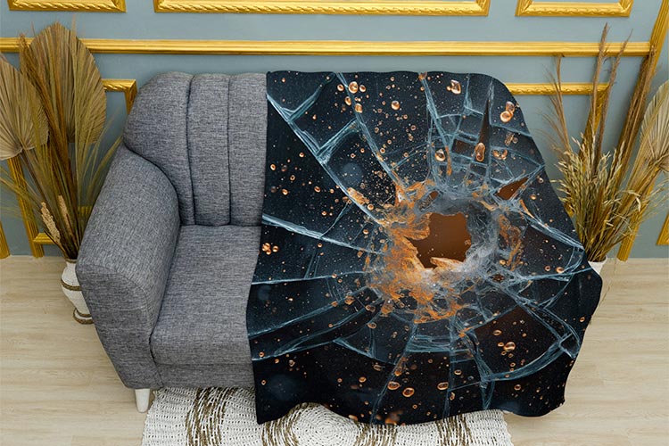 Broken glass A broken glass