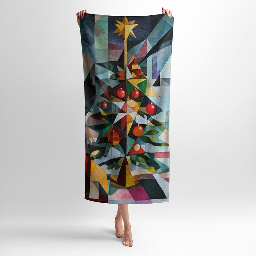 Різдвяна ялинка Абстракція Christmas tree Abstract