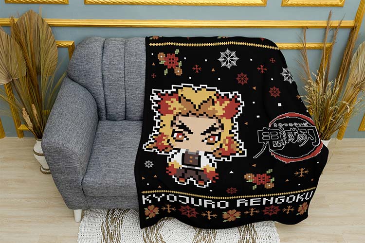 Різдвяний Вогонь Ренгоку Клинок який знищує демонів Christmas Flame of Rengoku Demon Slayer