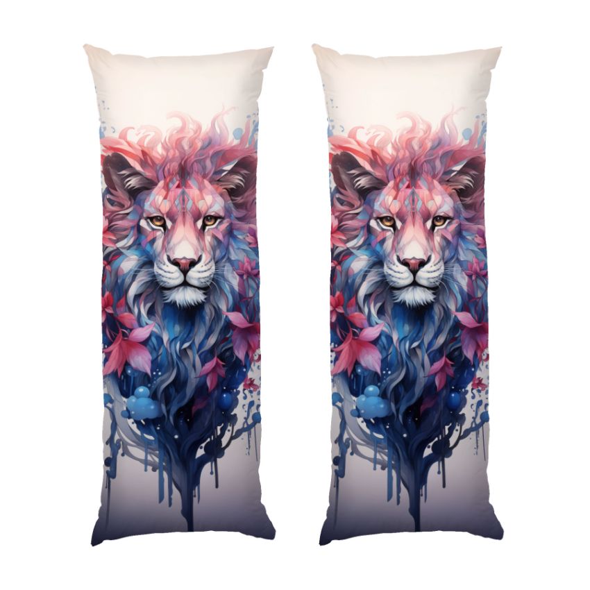 Рожевий лев Pink lion Аrt