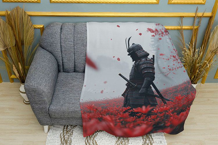 Самурай серед квітів Samurai Among Flowers