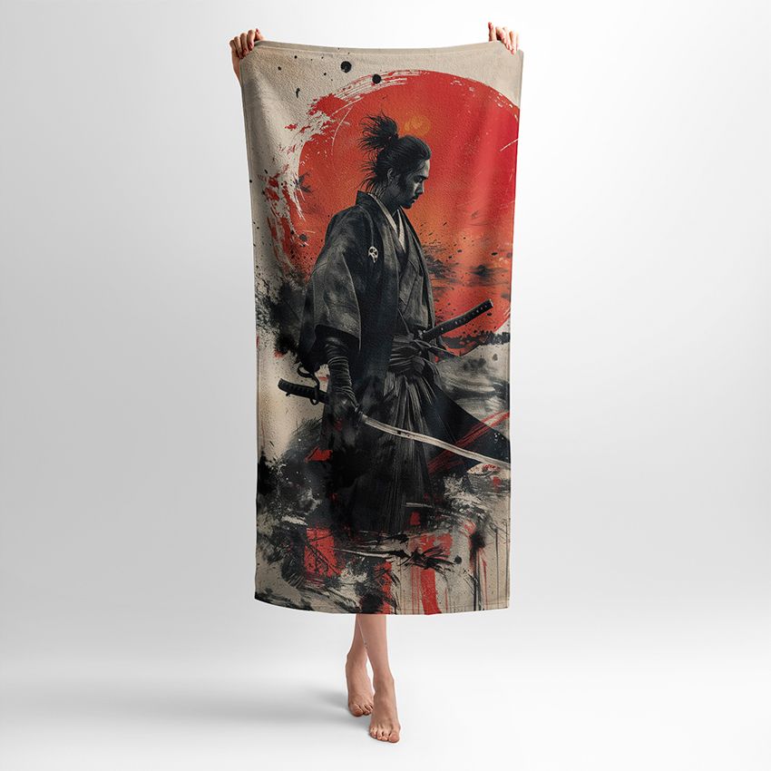 Самурай Червоний схід сонця Samurai Red sunrise