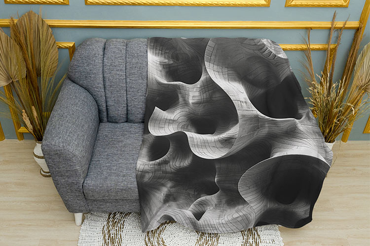 Сірі хвилі Абстрактний малюнок Gray waves Abstract drawing