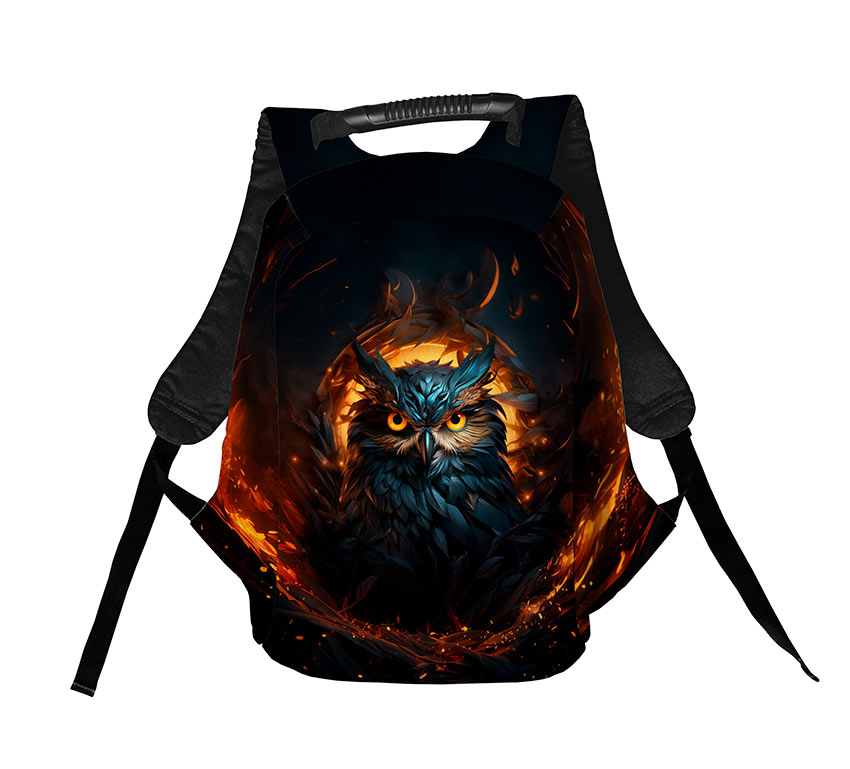 Сова з вогнем