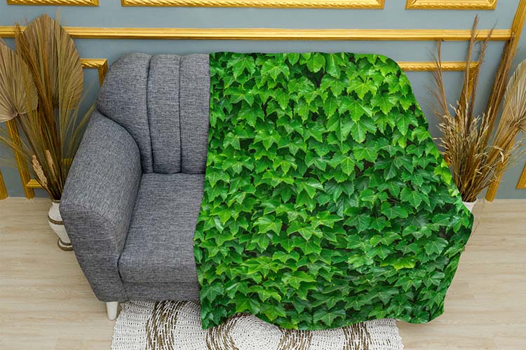 Стіна Зелене листя Wall Green leaves