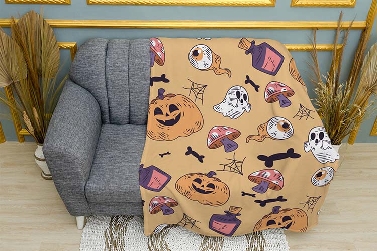 Страшний патерн Хелловін Scary pattern Halloween