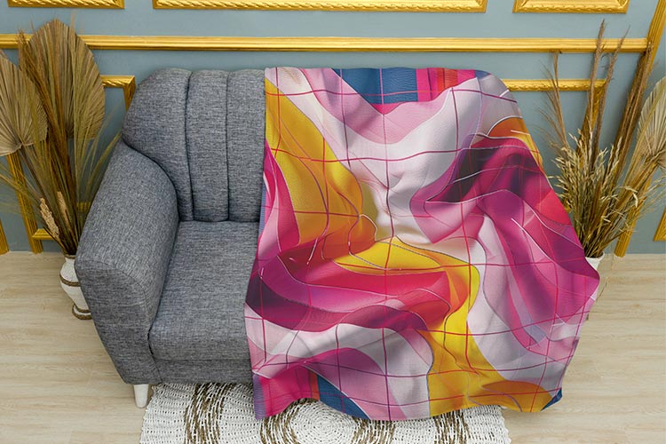 Сучасний малюнок Рожеві фігури Modern drawing Pink figures