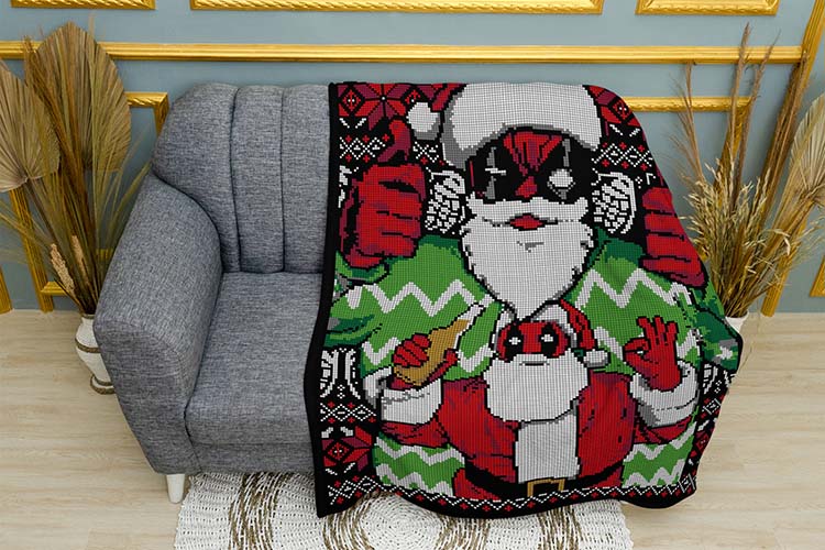 Святковий супергерой Дедпул Festive Superhero Deadpool