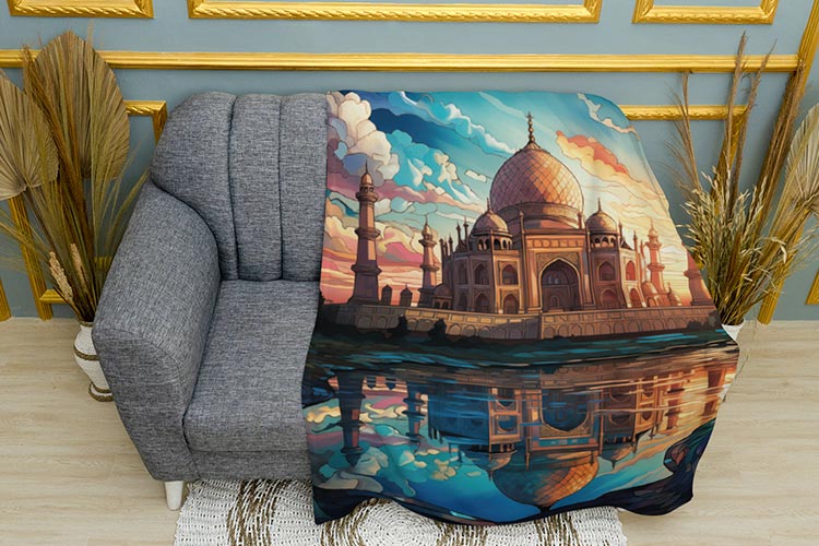 Тадж Махал Мозаїка Арт Taj Mahal Mosaic Art