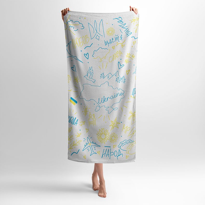 Україна Малюнок Білий Ukraine Picture White