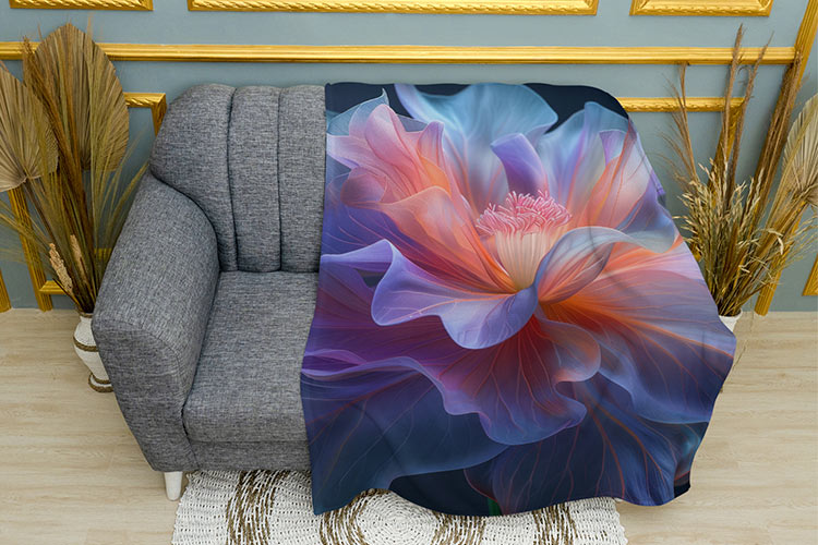 Велика казкова синя квітка A big fabulous blue flower