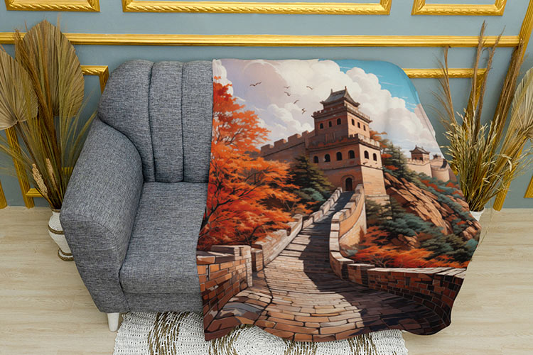 Велика китайська стіна Мозаїка Арт Great Wall of China Mosaic Art