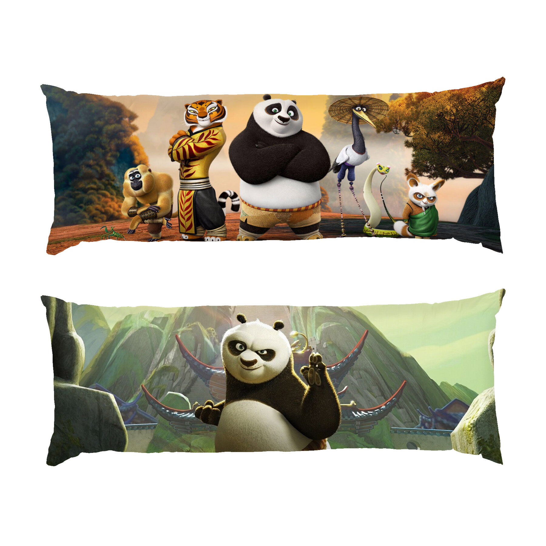 Великолепна п ятірка Кунг Фу Панда Дакімакура Amazing five Kung Fu Panda Dakimakura
