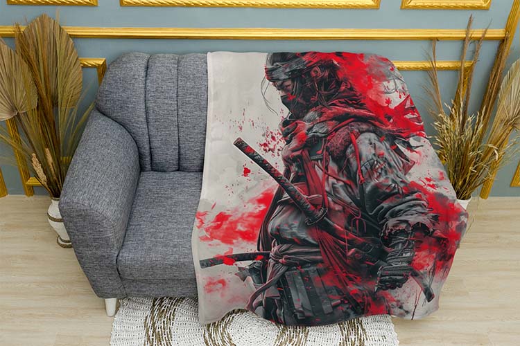 Fiery Samurai Ghost of Tsushima