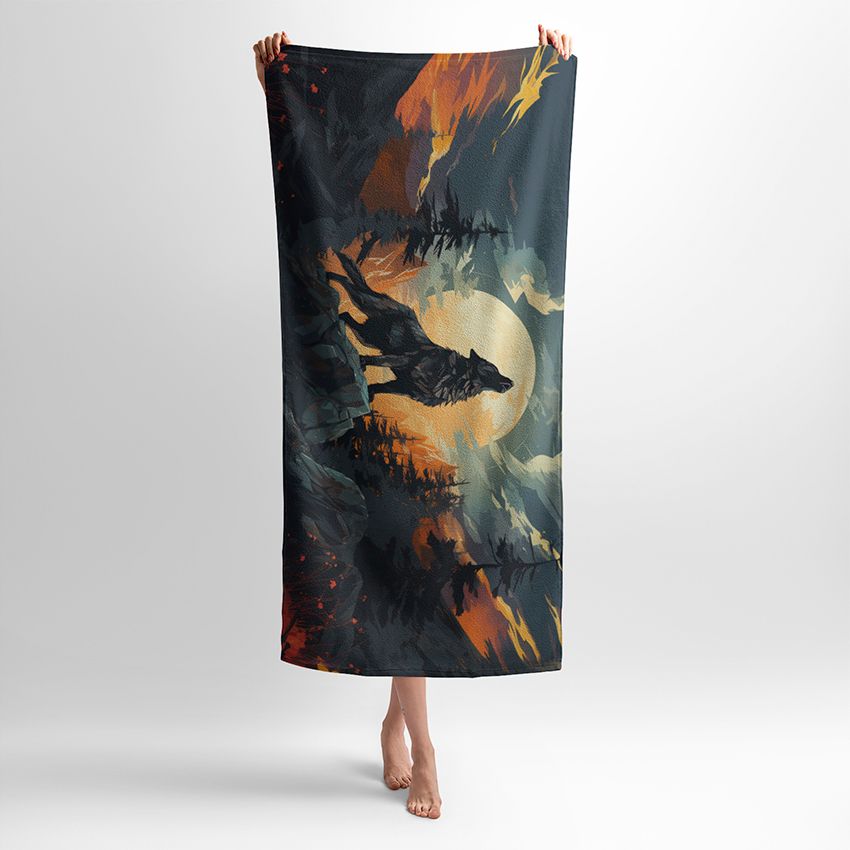 Вовк виє на місяць The wolf howls at the moon