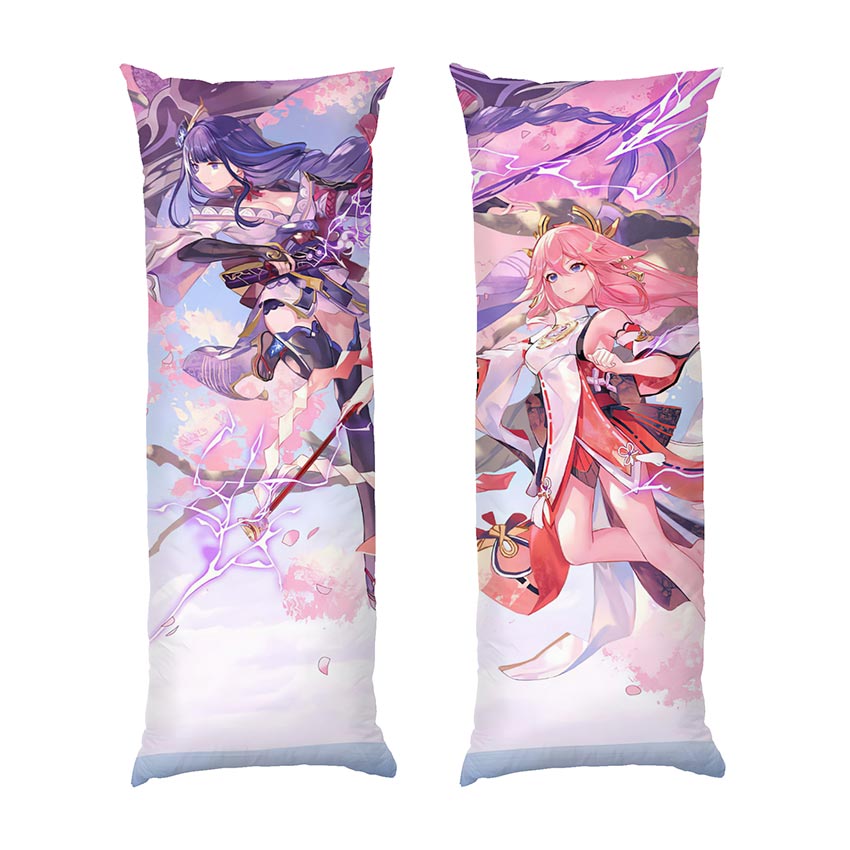 Яє Міко та Райден Гра Геншин Імпакт Yae Miko and Raiden Game Genshin Impact