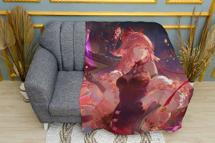 Яє Міко в сукні Геншин Імпакт Yae Miko in dress Genshin Impact