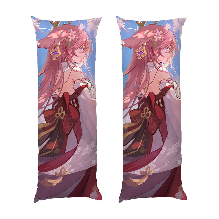 Яє Міко з сакурою Геншин Імпакт Yae Miko with sakura Genshin Impact