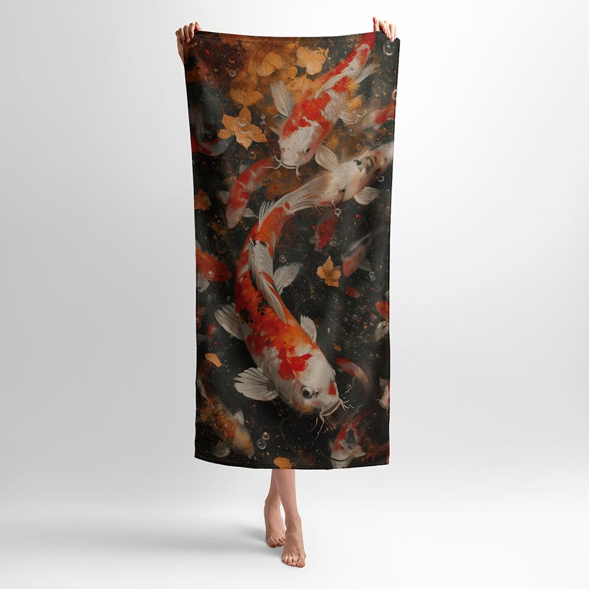 Яскравий Японський короп Colorful Japan carp