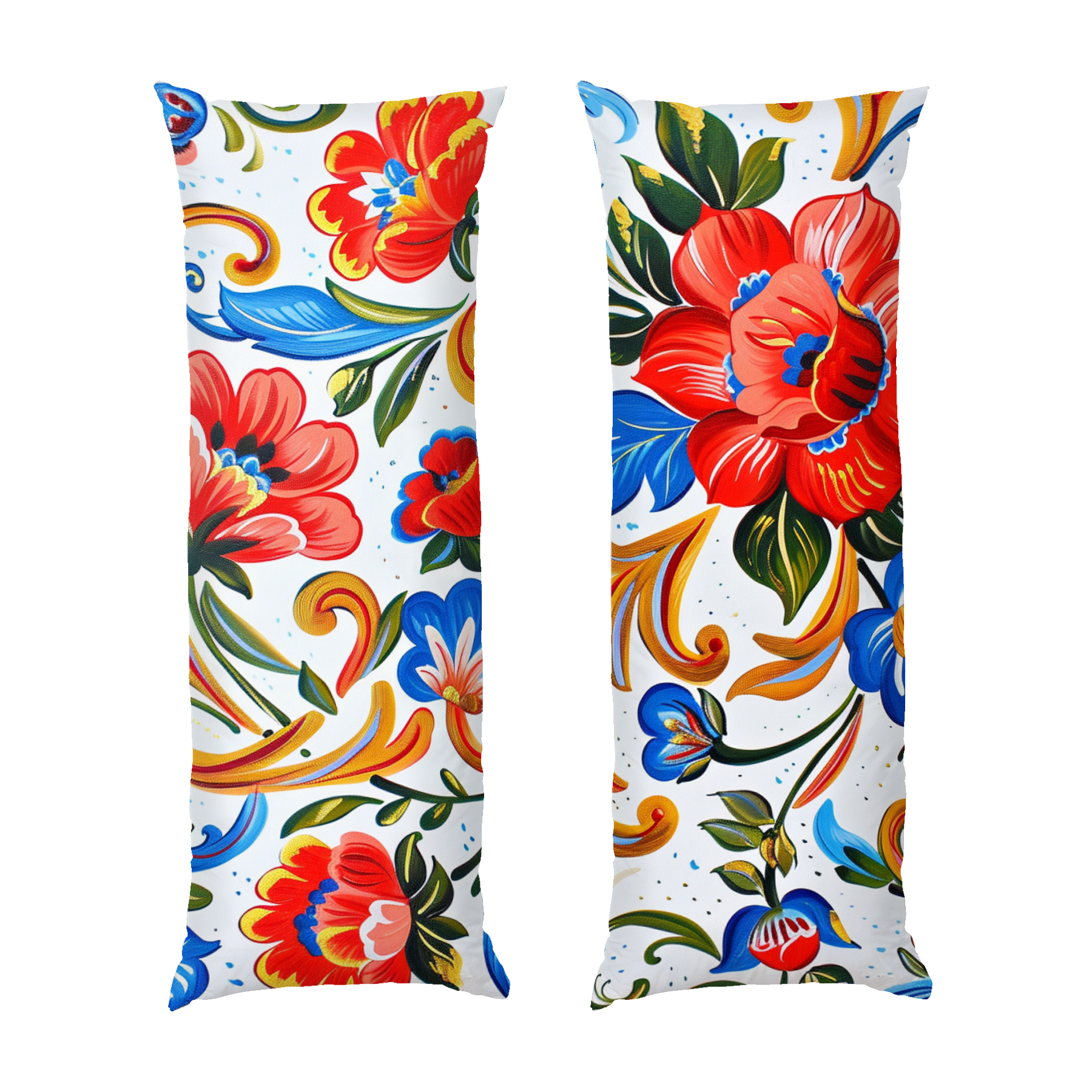 Яскравий розпис Червоні квіти Bright painting Red flowers