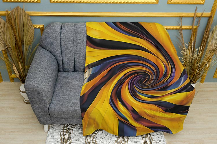 Beautiful pattern Yellow spiral Yellow spiral Beautiful pattern