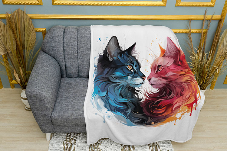 Закохані котики Cats love Art