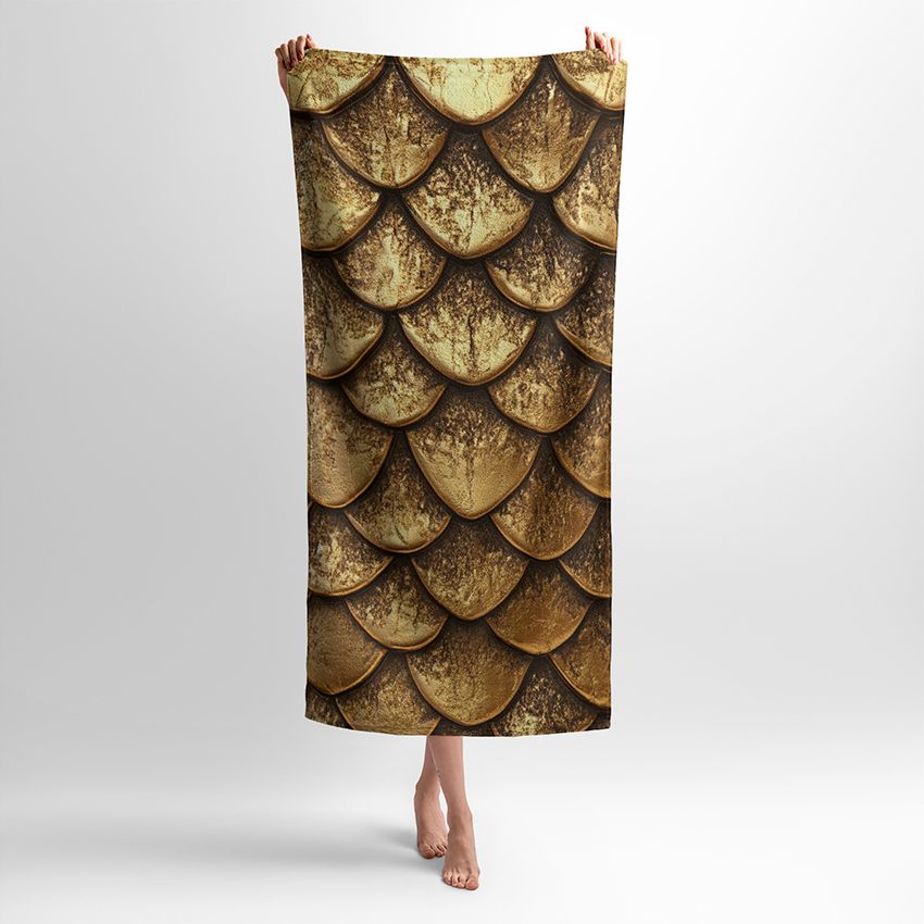 Золотий блиск Луска дракона Golden glitter Dragon scales