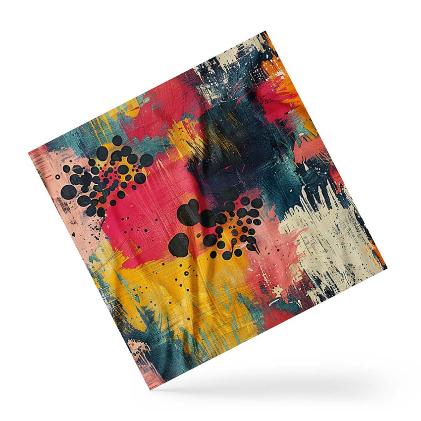 Scarf Abstract Paint Picture