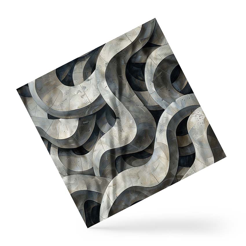 Scarf: Abstract Spiral