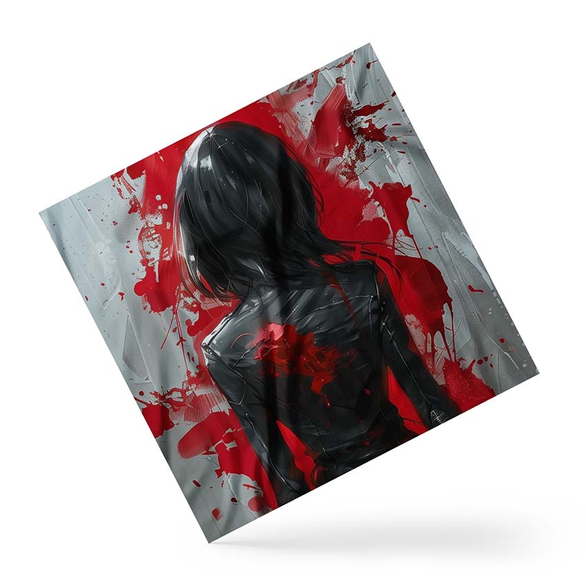 Ackerman Scarf: Red Spots