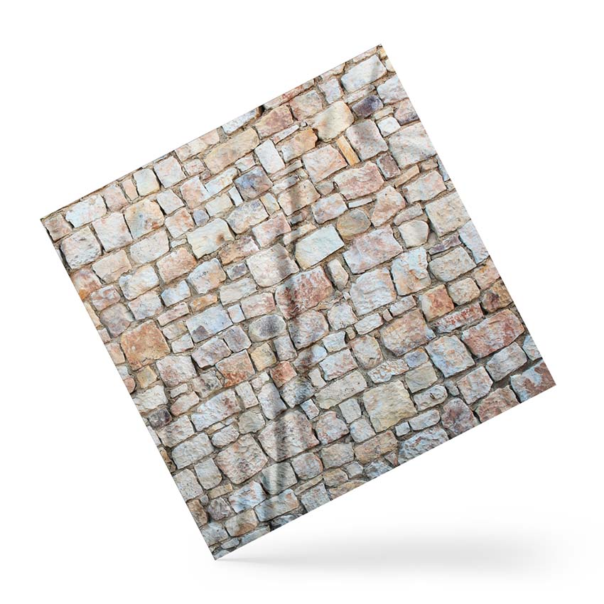 Хустка Бежева кам яна стіна Beige stone wall