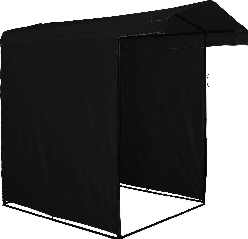 Торговий намет Ф20 1.5x1.5 чорний Економ