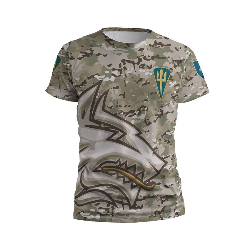 Чоловіча футболка спортивна 1-й окремий батальйон морської піхоти Камуфляж Camouflage
