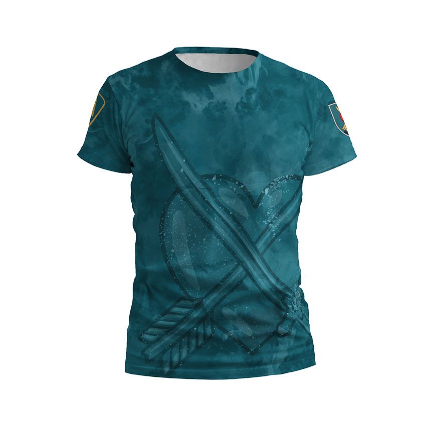 Чоловіча футболка спортивна 39-та окрема бригада берегової оборони Військова Хвиля Military Wave