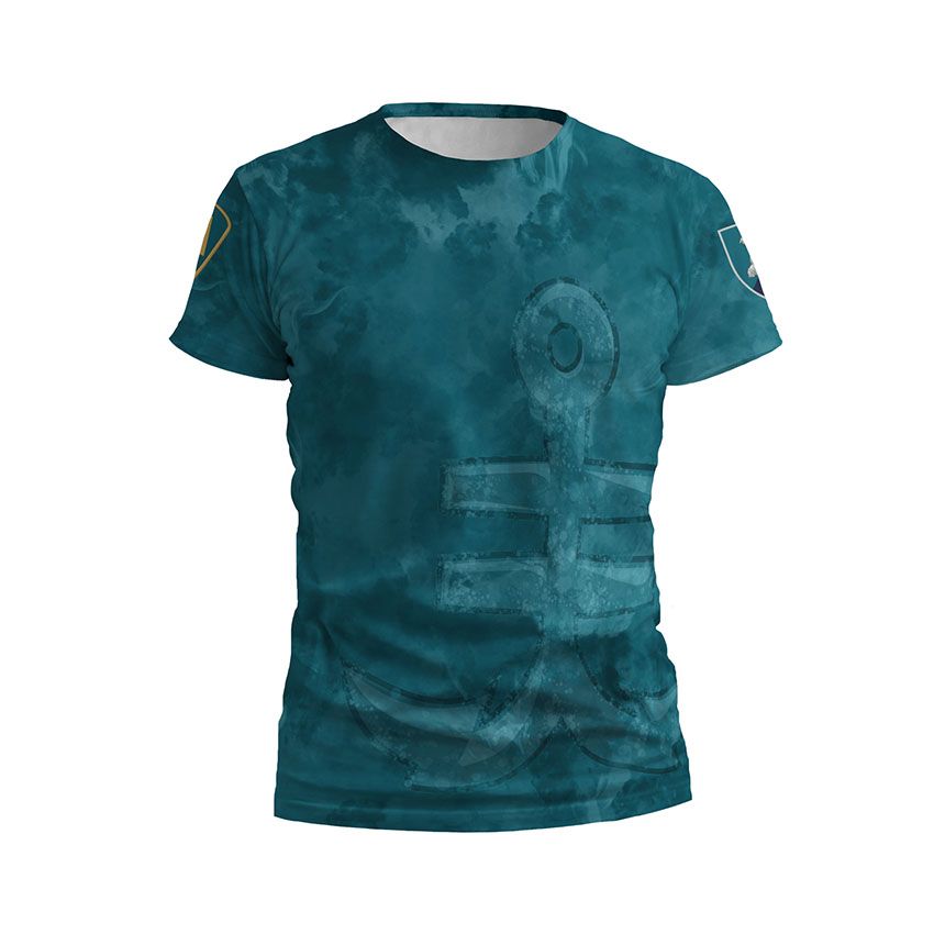 Чоловіча футболка спортивна 406-та окрема артилерійська бригада Військова Хвиля Military Wave