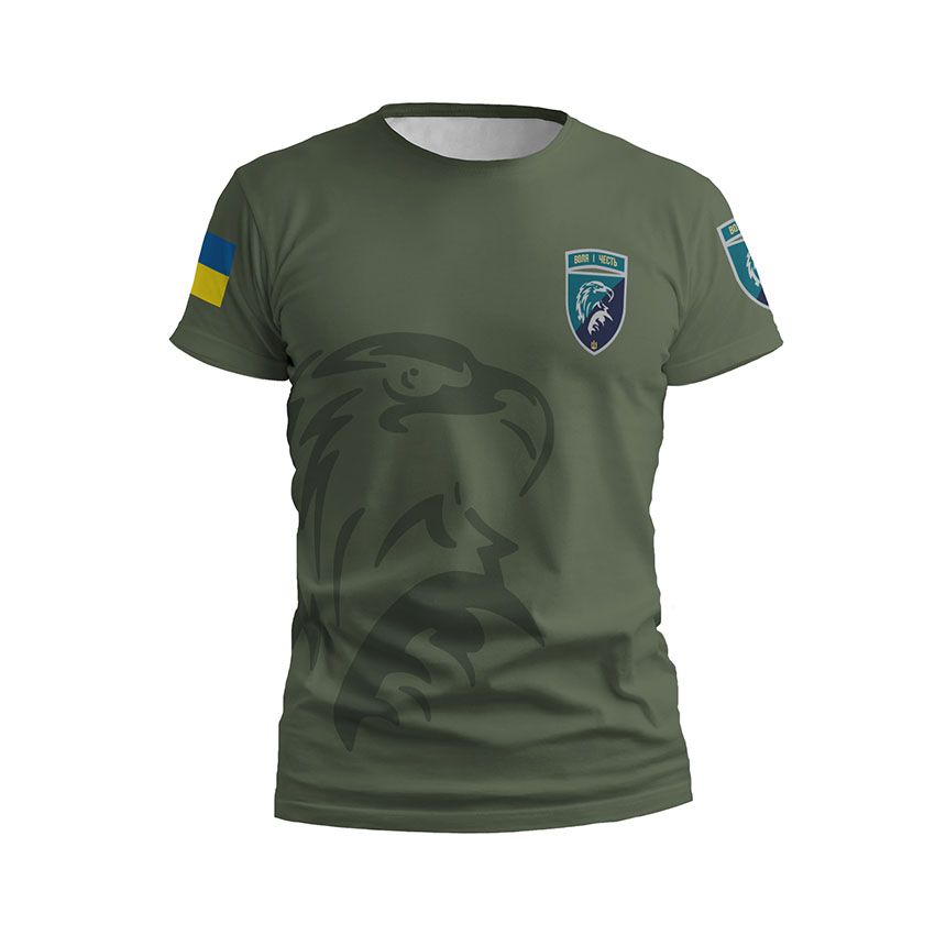 Чоловіча футболка спортивна 426-й окремий батальйон безпілотних систем Воля і честь Will and honor