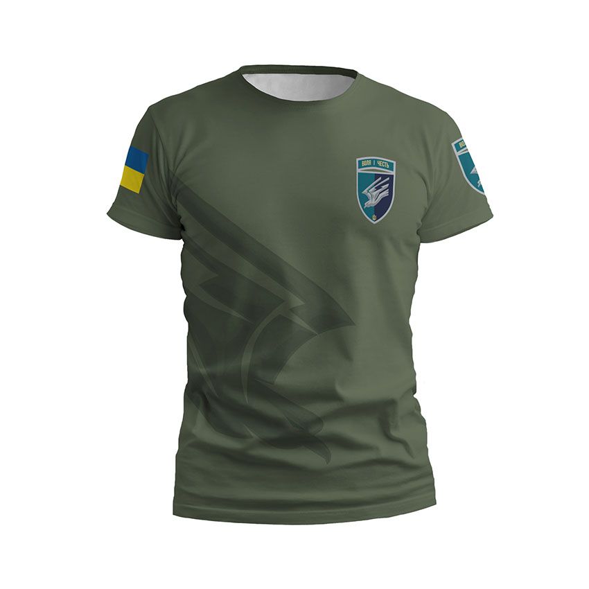 Чоловіча футболка спортивна 88-й окремий батальйон морської Воля і честь Will and honor