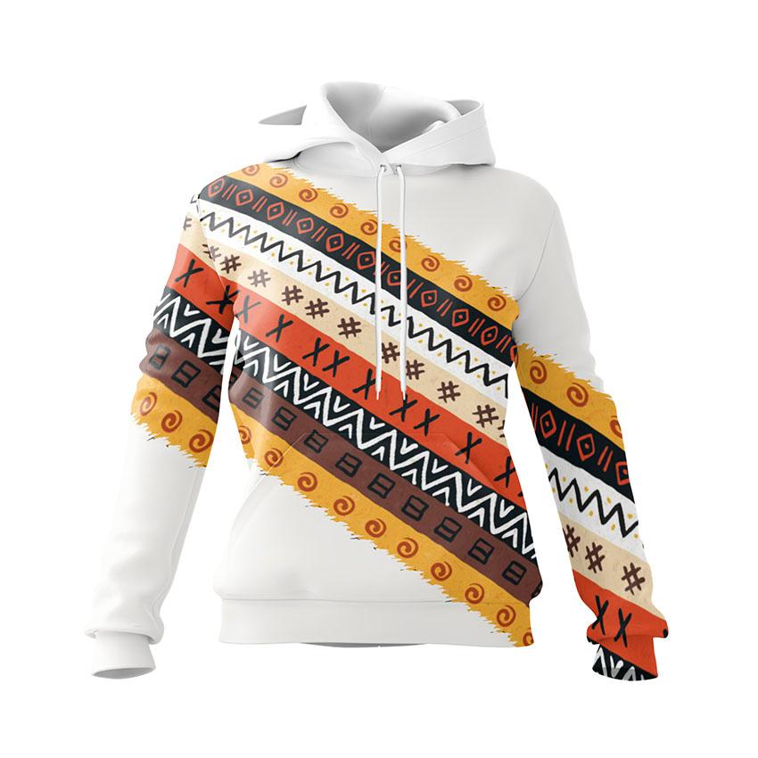 Етнічний помаранчевий візерунок Ethnic orange pattern White