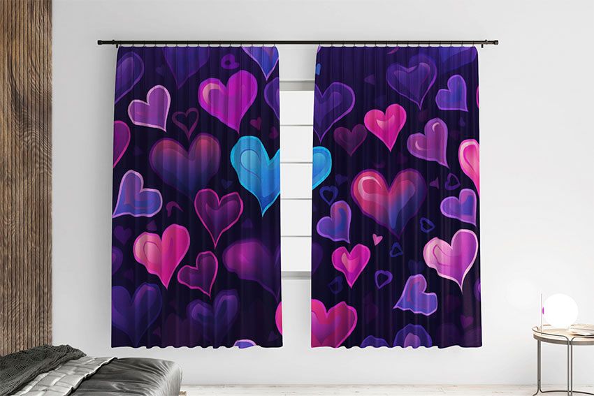Фиолетовые сердца Purple hearts