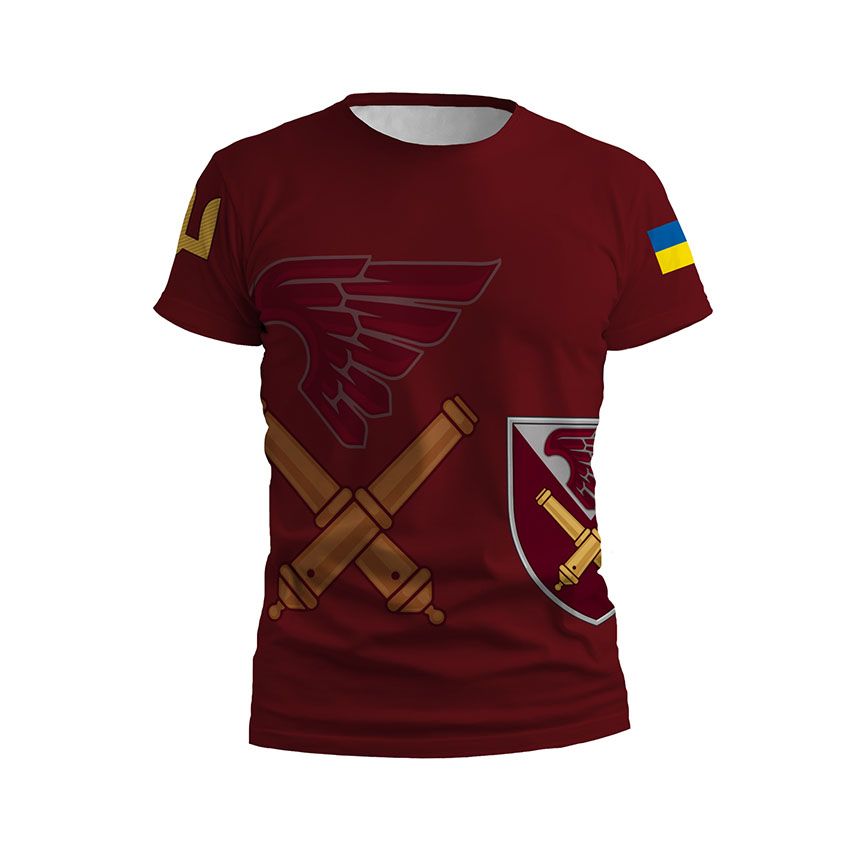 Футболка чоловіча 148-ма окрема артилерійська бригада Вогонь перемоги Fire of victory