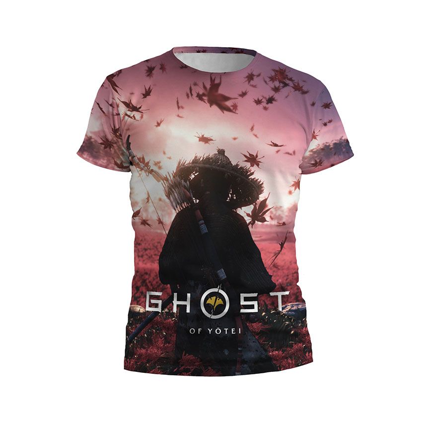Футболка чоловіча Привид Йотей Шлях честі Ghost of Yotei Path of Honor