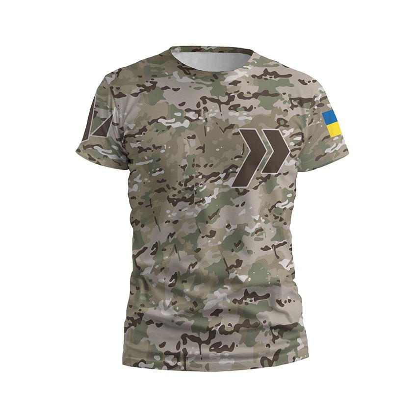 Футболка чоловіча спортивна «413-й окремий батальйон безпілотних систем «Рейд» Незламний знак Unbreakable Symbol»