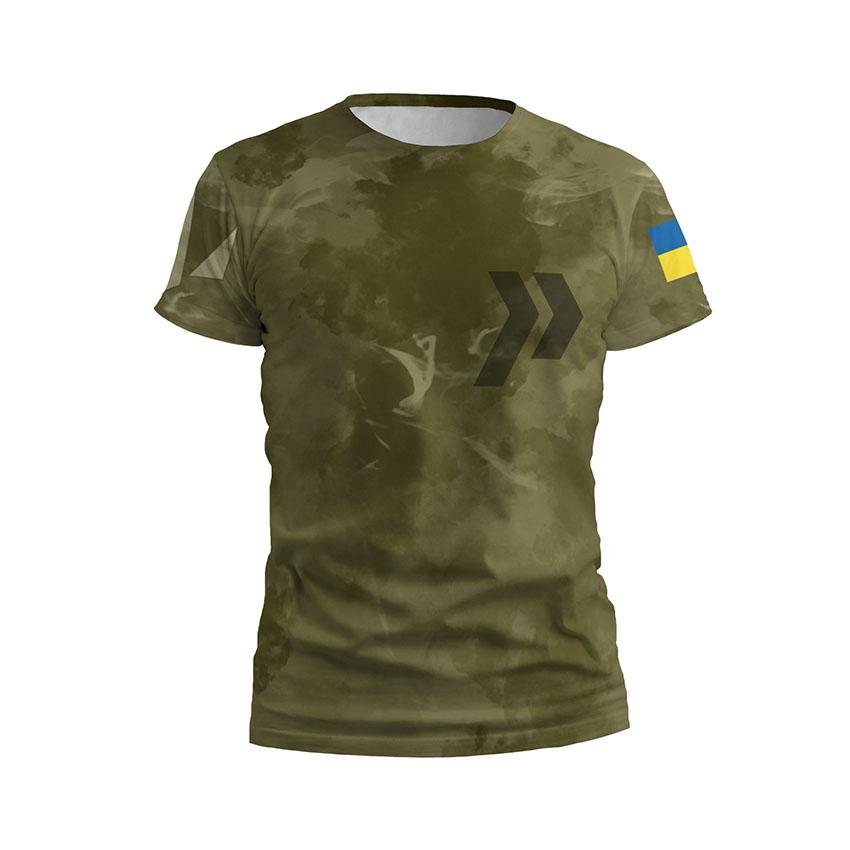 Футболка чоловіча спортивна «413-й окремий батальйон безпілотних систем «Рейд» Тактичний стиль Tactical style»