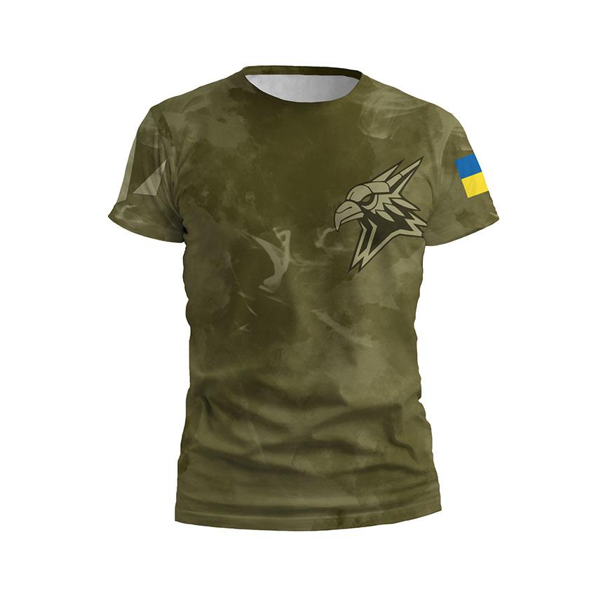 Футболка чоловіча спортивна «424-й окремий батальйон безпілотних систем «SVAROG» Тактичний стиль Tactical style»