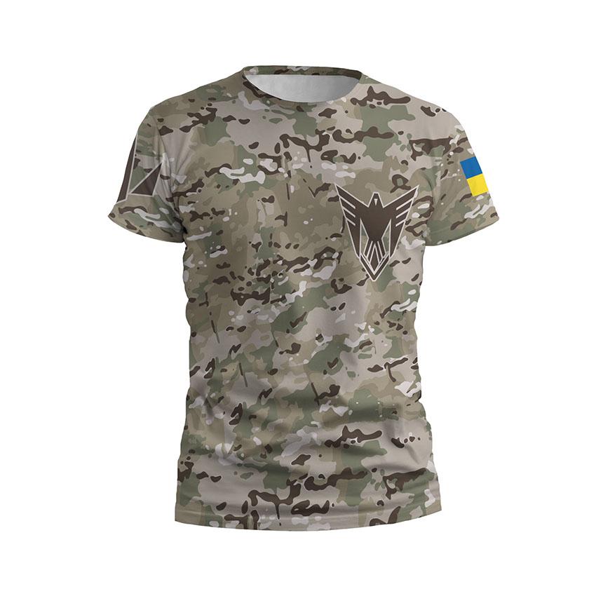 Футболка чоловіча спортивна «9-та окрема бригада безпілотних систем Незламний знак Unbreakable Symbol»