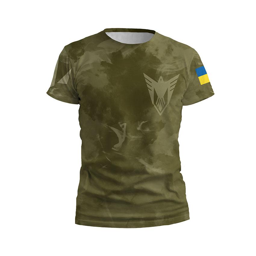 Футболка чоловіча спортивна «9-та окрема бригада безпілотних систем Тактичний стиль Tactical style»