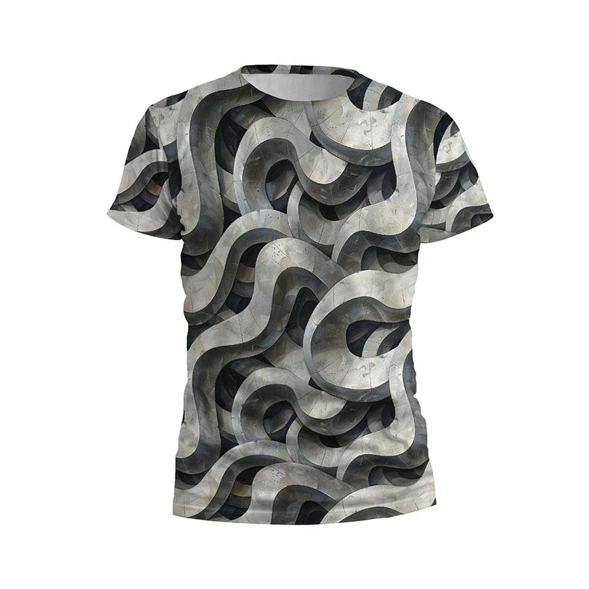 Футболка чоловіча спортивна «Абстрактна спіраль Abstract spiral»