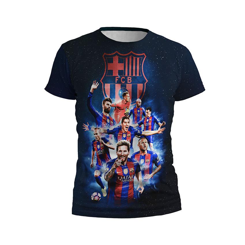 Футболка чоловіча спортивна «Барселона Космічна перемога Barcelona Space victory»